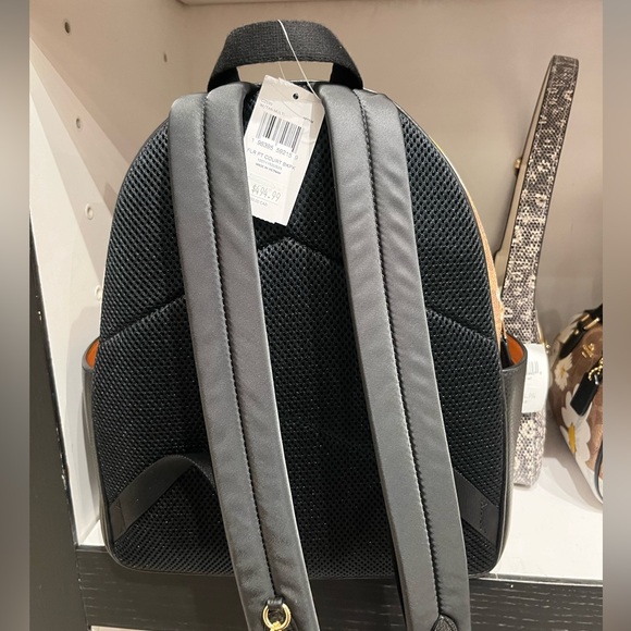 NWT coach Court Backpack In Signature Canvas With Floral Print - Picture 7 of 8